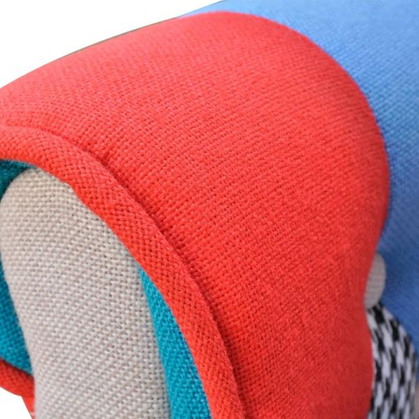 Sessel mit Patchwork-Design Stoff 