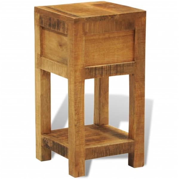 Nachttisch mit 1 Schublade Mango Massivholz
