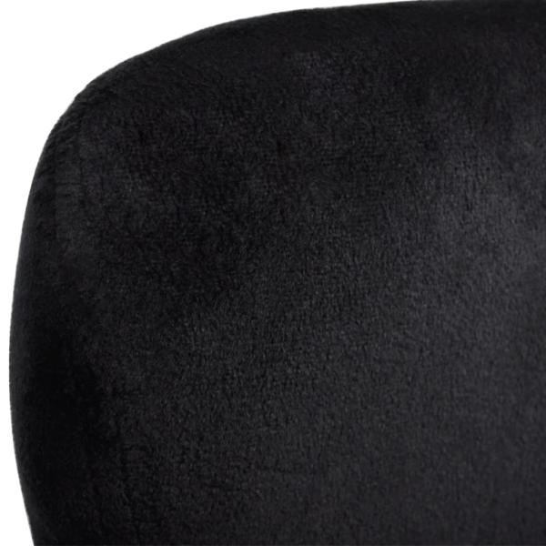 Sessel in Ei-Form Schwarz