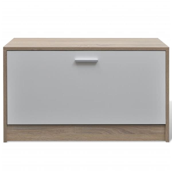 Garderoben Flur 3-in-1 Schuhschrank Schuhkipper Spiegel