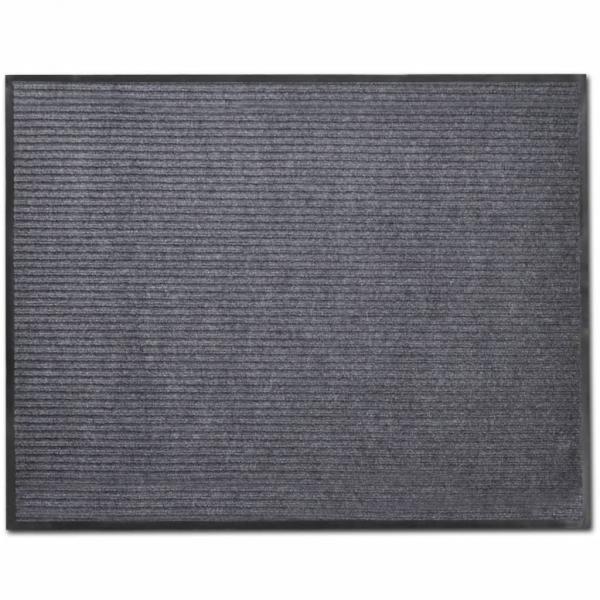 ARDEBO.de - Fußmatte PVC Grau 90x150 cm 