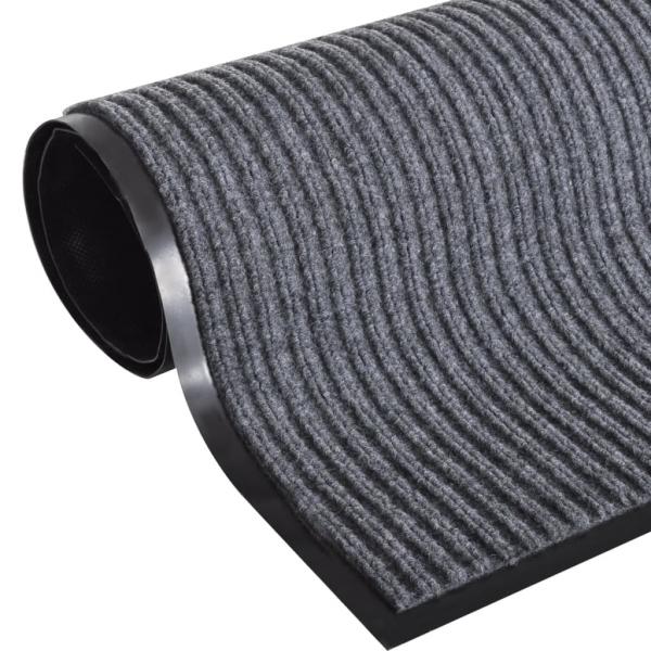 Fußmatte PVC Grau 90x150 cm 