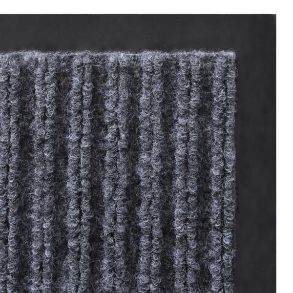 Fußmatte PVC Grau 90x150 cm 