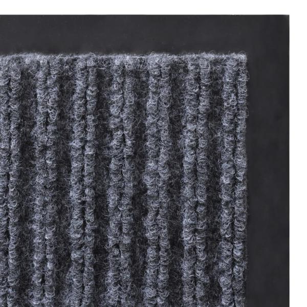 Fußmatte PVC Grau 90x150 cm 