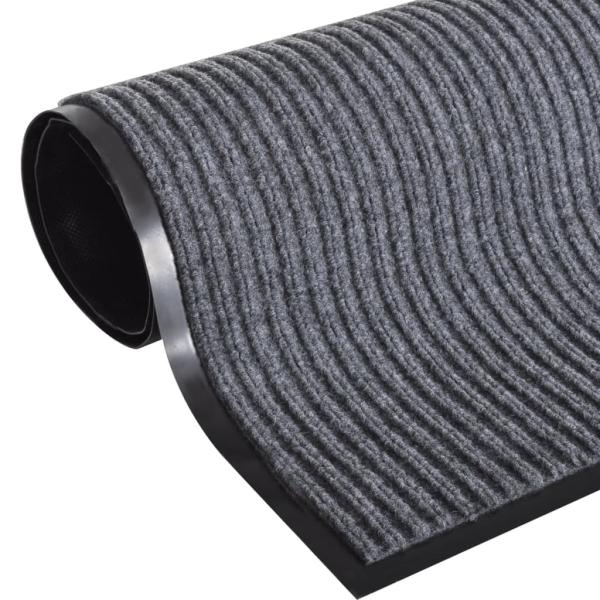 Fußmatte PVC Grau 90x150 cm 