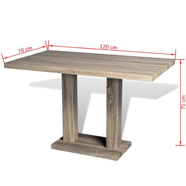 Esstisch MDF Eiche-Optik 