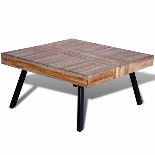 Couchtisch Quadratisch Altholz Teak 