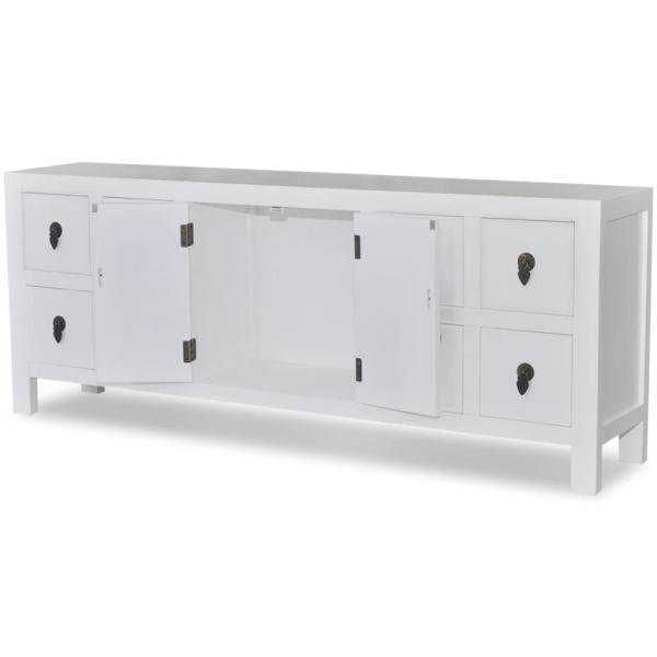 Holz-Sideboard Asiatisches Design 8 Schubladen 2 Türen