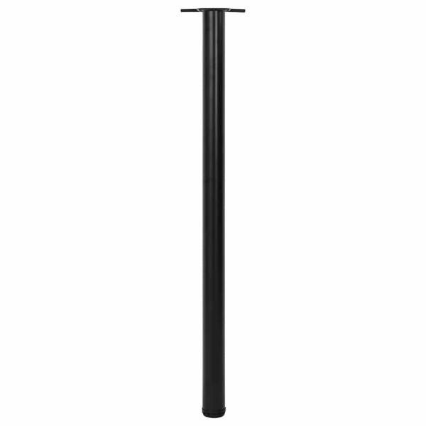 4 höhenverstellbare Tischbeine Schwarz 1100 mm