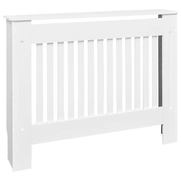 MDF Heizkörper-Abdeckung Heizkörperverkleidung 112 cm, weiß
