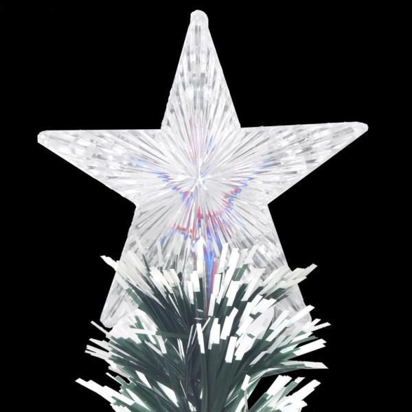 Vorbeleuchteter Weihnachtsbaum mit Ständer und LED 180 cm Glasfaser