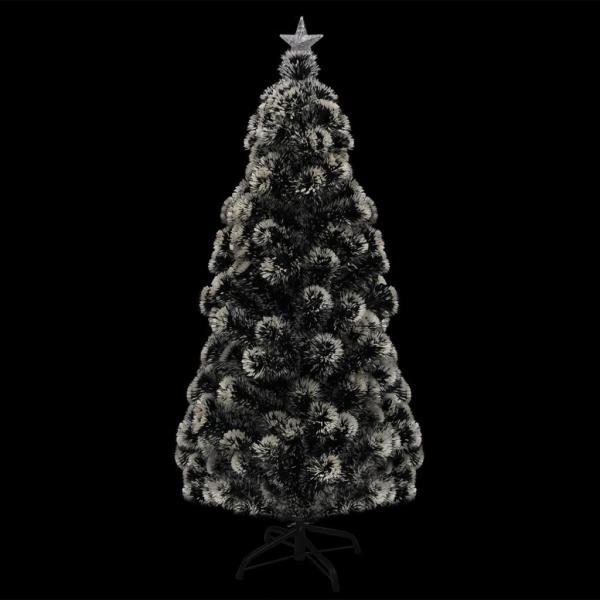 Vorbeleuchteter Weihnachtsbaum mit Ständer und LED 180 cm Glasfaser
