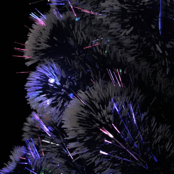 Vorbeleuchteter Weihnachtsbaum mit Ständer und LED 210 cm Glasfaser