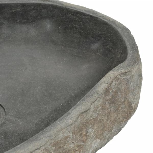 Waschbecken Flussstein Oval (45-53)x(34-41) cm  