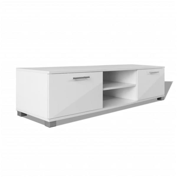 TV-Schrank Hochglanz-Weiß 120x40,5x35 cm