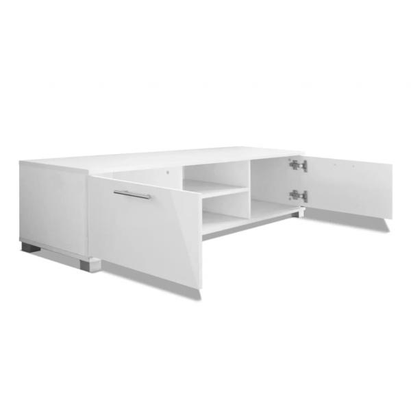 TV-Schrank Hochglanz-Weiß 120x40,5x35 cm