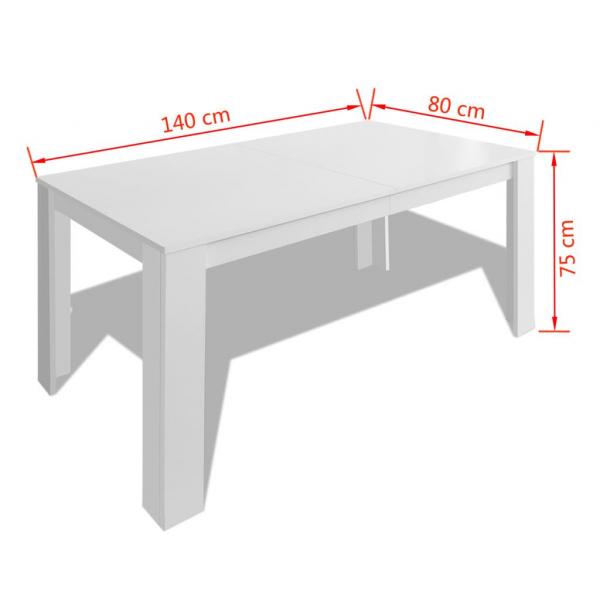 Schuhbank Weiß 80x24x45 cm
