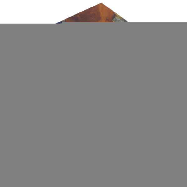 Hocker Massivholz Teak und Harz