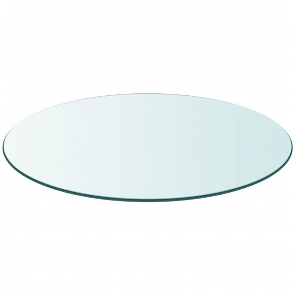 Tischplatte aus gehärtetem Glas rund 300 mm
