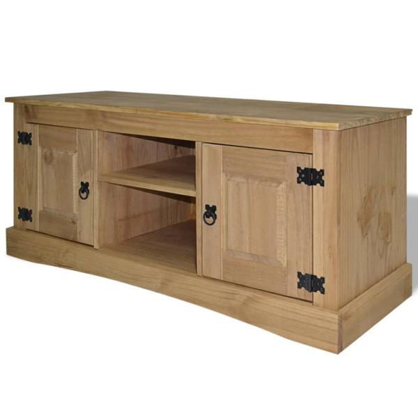 ARDEBO.de - TV-Schrank Mexiko-Stil Kiefernholz 120x40x52 cm
