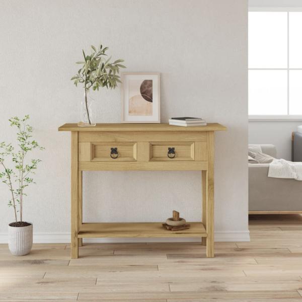 Konsolentisch im Mexiko-Stil Kiefer Massiv Corona 93x34,5x73 cm