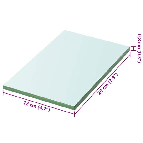 Regalboden Glas Transparent 20 x 12 cm