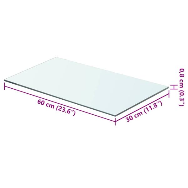 Regalboden Glas Transparent 60x30 cm