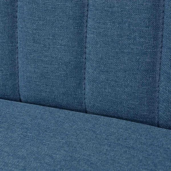 Sofa Stoff 117x55,5x77 cm Blau 