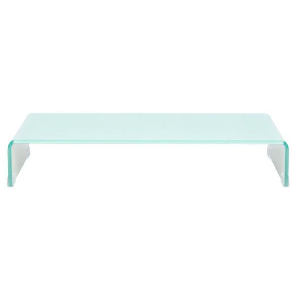 TV-Aufsatz/Monitorerhöhung Glas Grün 70x30x13 cm