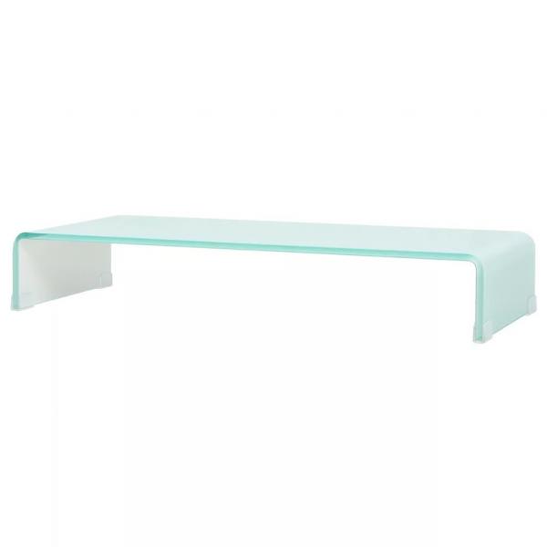 TV-Aufsatz/Monitorerhöhung Glas Grün 80x30x13 cm