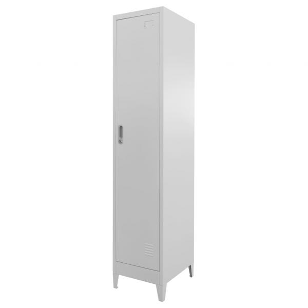 Schließfachschrank 38x45x180 cm Stahl  