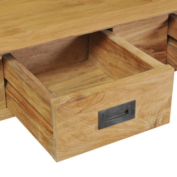 Konsolentisch Massivholz Teak 90x30x80 cm