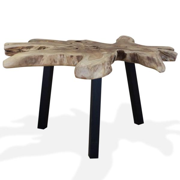 Couchtisch Massivholz Teak 80x70x38 cm