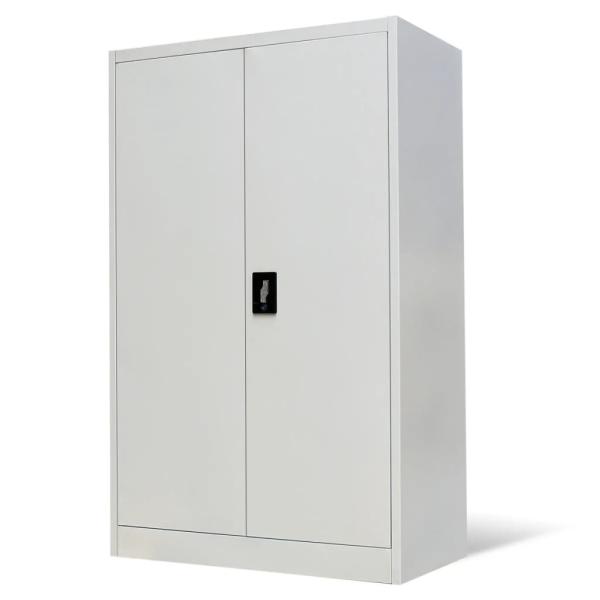 Aktenschrank 90×40×140 cm Stahl Grau  