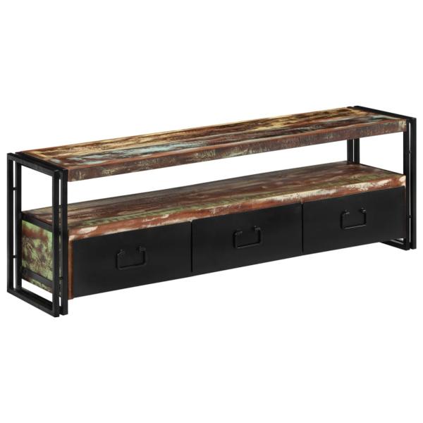 TV-Schrank Altholz Massiv 120x30x40 cm