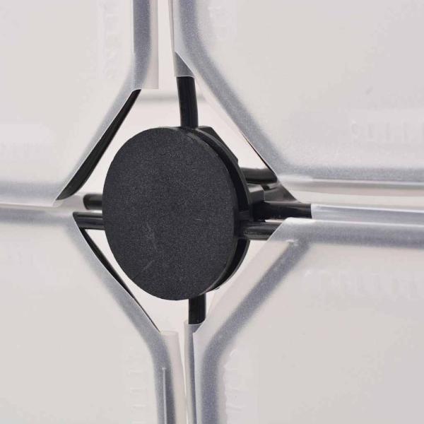 Schuh-Organizer Zusammenklappbar mit 12 Fächern Weiß