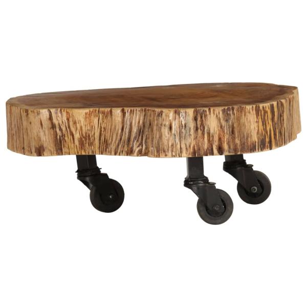 Couchtisch Massivholz Akazie 60x55x25 cm
