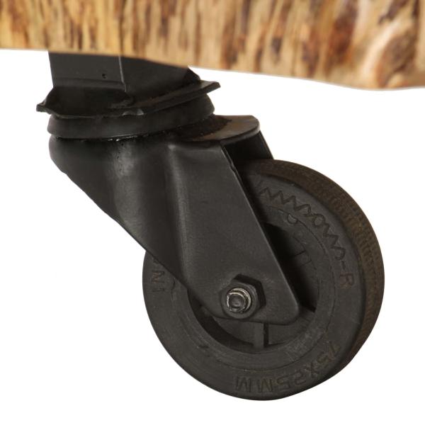 Couchtisch Massivholz Akazie 60x55x25 cm