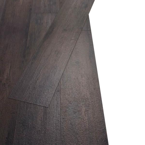PVC-Fliesen Nicht Selbstklebend 5,26 m² 2 mm Eiche Dunkelgrau