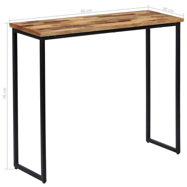 Konsolentisch Recyceltes Massivholz Teak 90 x 30 x 76 cm