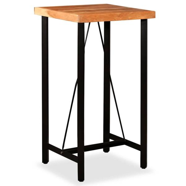 Bartisch Akazie Massivholz 60 x 60 x 107 cm