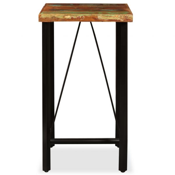 Bartisch Altholz Massiv 60x60x107 cm
