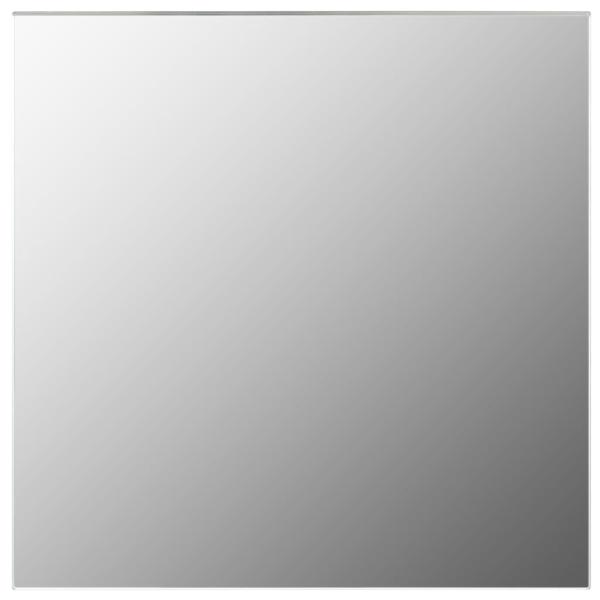 7-teiliges Wandspiegelset Quadratisch Glas