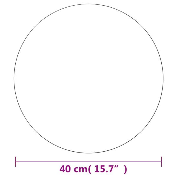 Wandspiegel 40 cm Rund Glas 