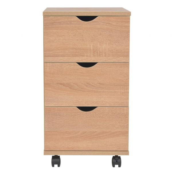 Schubladenelement 33×45×60 cm Eichenbraun