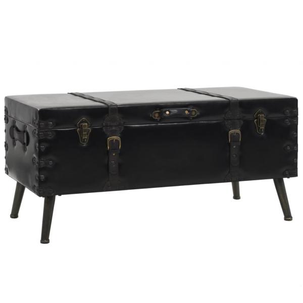 ARDEBO.de - Couchtisch MDF und Stahl 102x51x48 cm