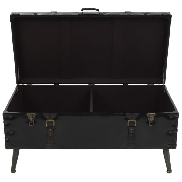 Couchtisch MDF und Stahl 102x51x48 cm