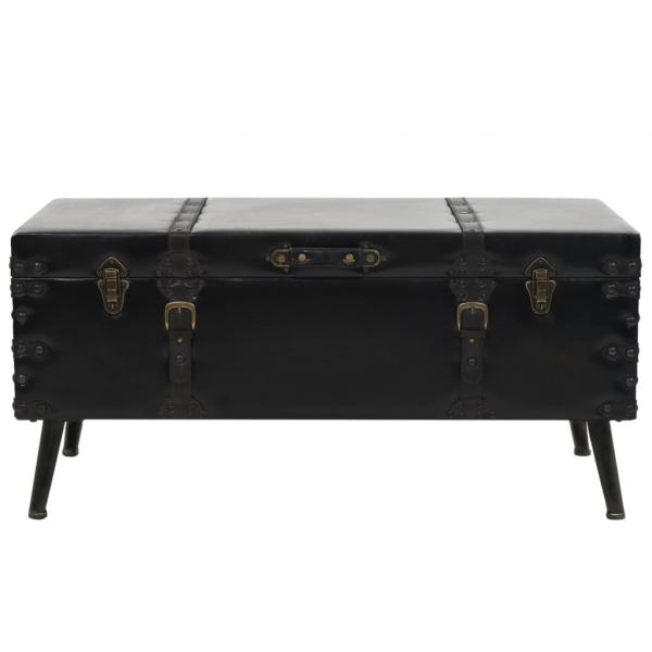 Couchtisch MDF und Stahl 102x51x48 cm