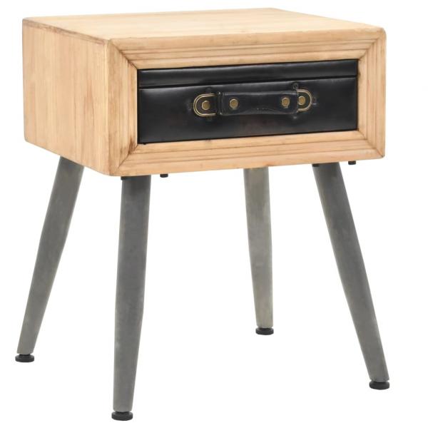 ARDEBO.de - Nachtisch Massivholz Tanne 43x38x50 cm