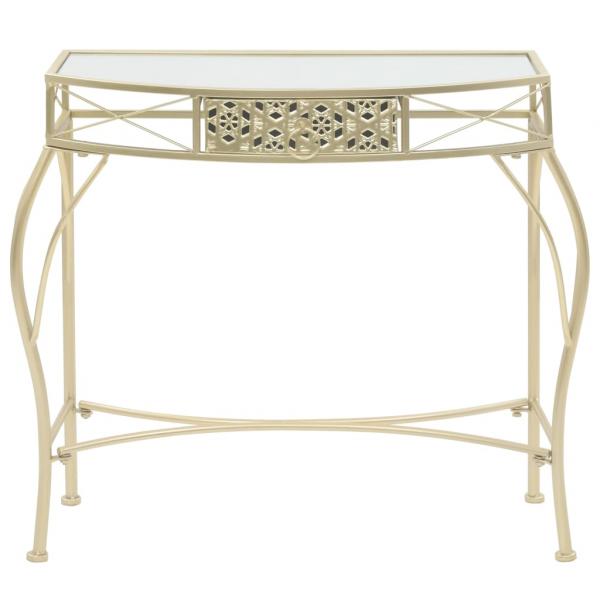 Beistelltisch Französischer Stil Metall 82x39x76 cm Golden
